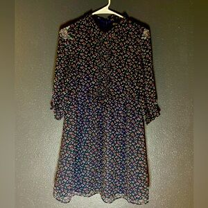 Uniqlo dress flowers